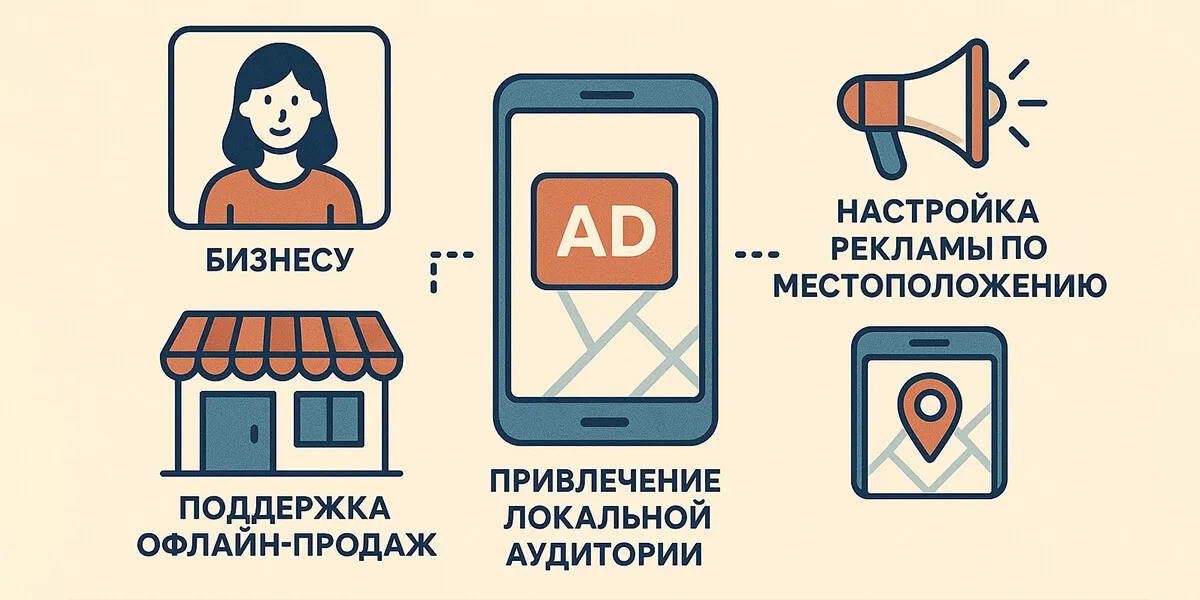 Кому и зачем использовать геомедийную рекламу — иллюстрация к статье «Геомедийная реклама в Яндексе»